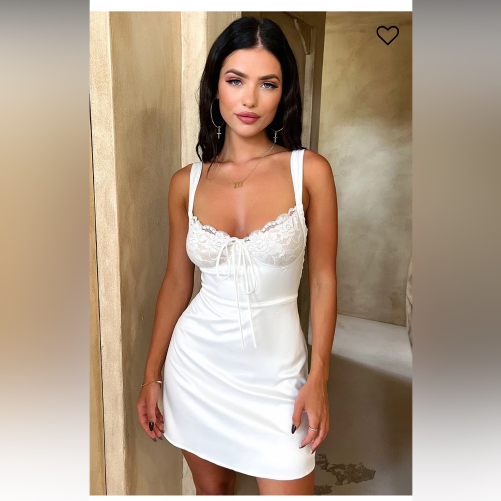 White mini dress size 6
